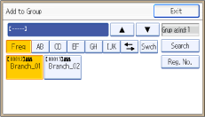 Operation panel screen illustration
