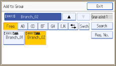 Operation panel screen illustration