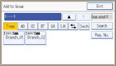 Operation panel screen illustration