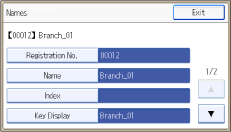 Operation panel screen illustration