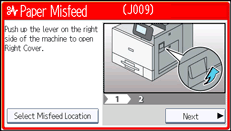 Operation panel screen illustration