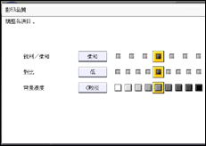 操作面板畫面說明圖