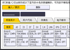 操作面板屏幕图例