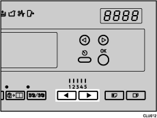 Abbildung der Geschwindigkeitstasten