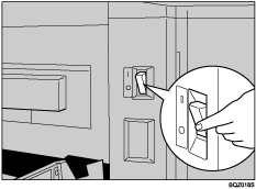 Ilustración del interruptor principal