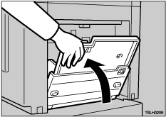 Ilustración de la bandeja de alimentación de papel