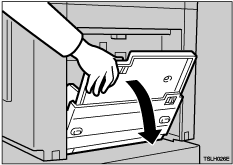 Ilustración de la bandeja de alimentación de papel