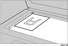 Illustration de la vitre d'exposition