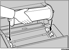 Illustration du rouleau de master