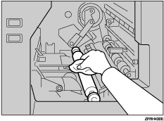 Illustration du rouleau de pression