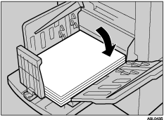 Kağıt çıkışı yan plakası resmi