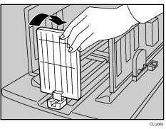 Kağıt çıkışı uç plakası resmi