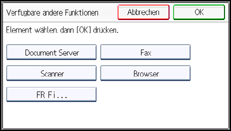 Abbildung Bedienfeld-Display