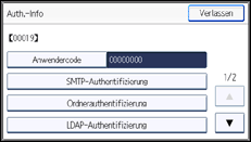 Abbildung Bedienfeld-Display