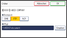 Abbildung Bedienfeld-Display