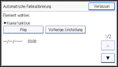 Abbildung Bedienfeld-Display