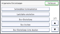 Abbildung Bedienfeld-Display