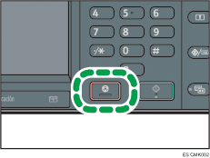 Ilustración de la tecla Parar