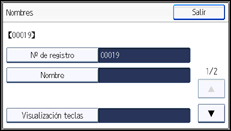 Ilustración de la pantalla panel de mandos