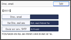 Ilustración de la pantalla panel de mandos