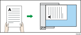 Illustration de l'orientation de l'original