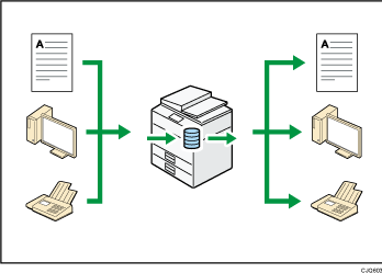 Illustration de l'utilisation de documents stockés