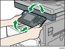 Illustration du panneau de commande