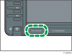 Illustrazione indicatore Fax ricevuto