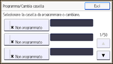 Illustrazione schermata pannello di controllo