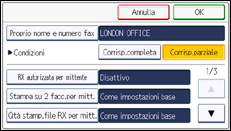 Illustrazione schermata pannello di controllo