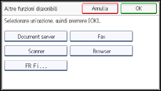 Illustrazione pannello operativo