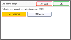 Illustrazione schermata pannello di controllo