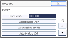 Illustrazione schermata pannello di controllo