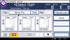 Illustrazione schermata pannello di controllo