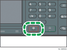 Illustratie van stopknop