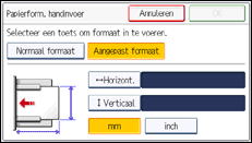Schermafbeelding bedieningspaneel