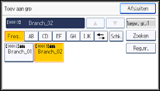 Schermafbeelding bedieningspaneel