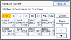 Schermafbeelding bedieningspaneel