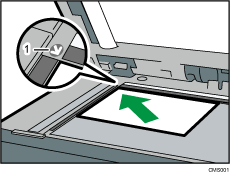 Afbeelding van de glasplaat met genummerd bijschrift