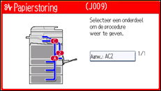 Schermafbeelding bedieningspaneel