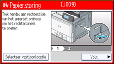 Schermafbeelding bedieningspaneel