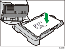 Illustration du magasin papier