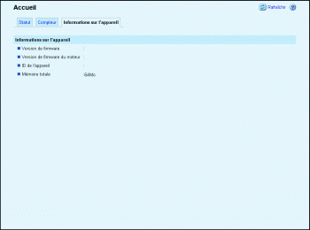 Illustration de la page du navigateur Web