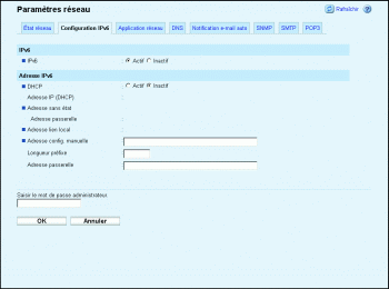 Illustration de la page du navigateur Web