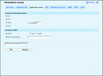 Illustration de la page du navigateur Web