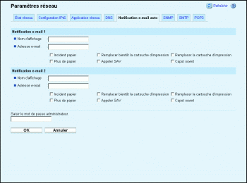 Illustration de la page du navigateur Web