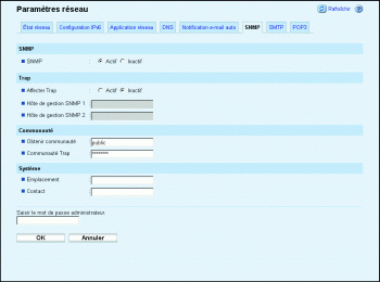 Illustration de la page du navigateur Web