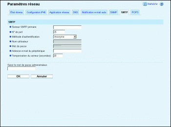 Illustration de la page du navigateur Web