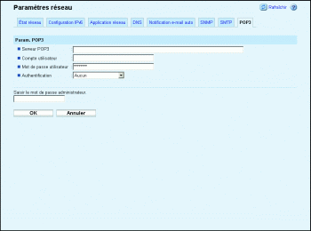 Illustration de la page du navigateur Web