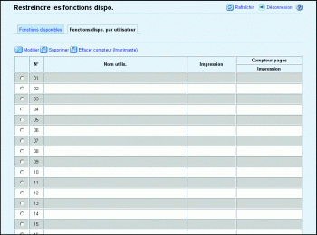 Illustration de la page du navigateur Web